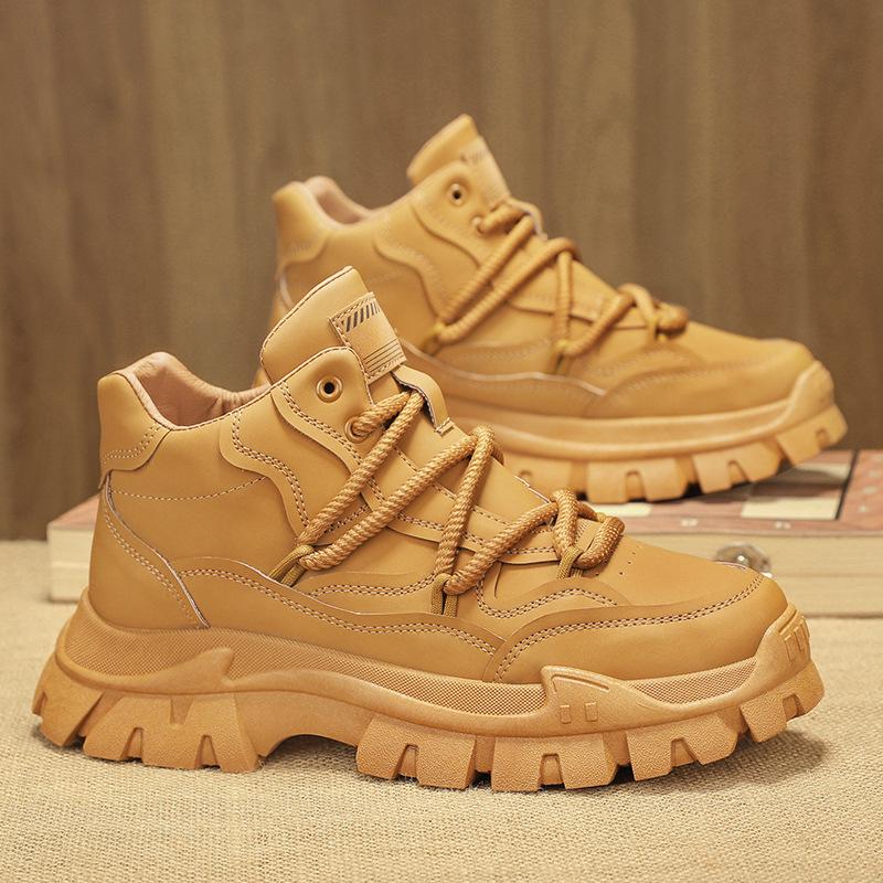 New Men's Classic Sneakers Trendy Versatile Casual Shoes with High Lift Thick Bottom and Height Increasing Running Shoes