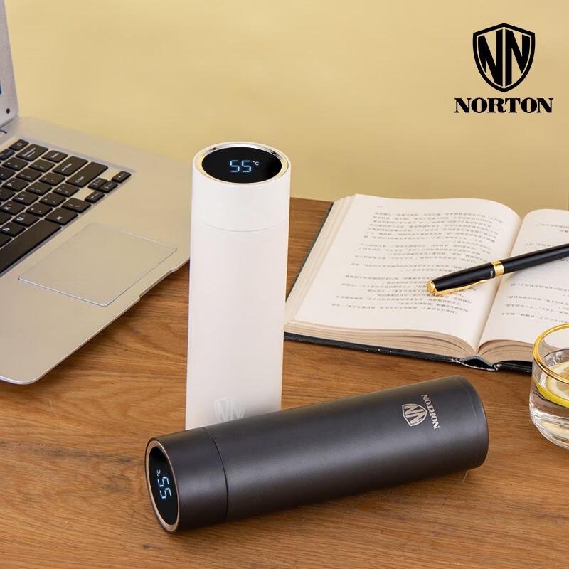 NORTON Silver Knight 500ML Vacuum Flask with Temperature Display