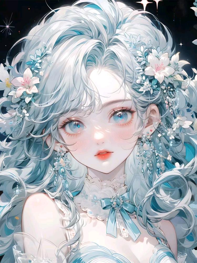 DIY Алмазная картина Мультфильм Цветочница Полная Алмазная мозаика Вышивка Мечта Крест Вышивка Набор Искусство Домашнее украшение