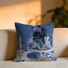 Korea Nmixx Girls Group Album Cushion Cover Cozy Velvet Throw PillowSoft Warm Cushion For Sofa  Bed