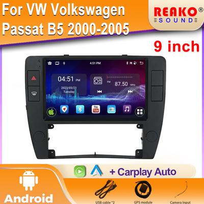 Android OS For VW Volkswagen Passat B5 2000-2005 Car Multimedia Center Radio Carplay Navigation Stereo 2Din Touch Screen GPS