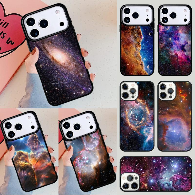 Outer Space Phone Case For Apple iPhone 17 Air 16E 15 14 Plus 13 12 11 Pro Max Mini Funda Cover
