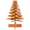 Wooden Christmas Tree for Decoration 80 Cm Solid Pine Wood
