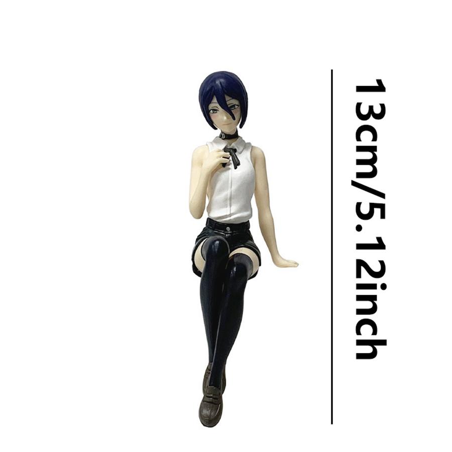 13cm/5.12in Chainsaw Man Anime Figure Reze Noodle Stopper Figure Demon Reze Action Figure PVC Adult Collection Model Doll Toys