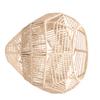 Imitation Rattan Lampshade Woven Paper String Home Hanging Lamp Decorative Ceiling Pendant Light Cover Retro Design Hotel Bar