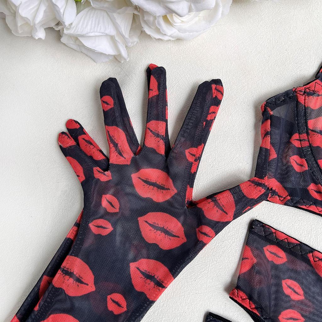 Neue Sexy Unterwäsche Hängende Socken Handschuhe Sexy Dessous Set