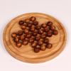 Wooden Peg Solitaire Educational Toy for Kids - Diamond Chess Game