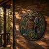 Spiritual Symbol Wall Sign Only You Can Prevent Wildfires Metal Sign Vintage Round Bear Durable Iron Sculpture Hanging Decor Funny Retro Tin