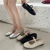 Fashion Summer Women's Cover Toe Mules Slippers Elegant Slip-On Slides Shoes Comfortable Ladies Silvery Footwear