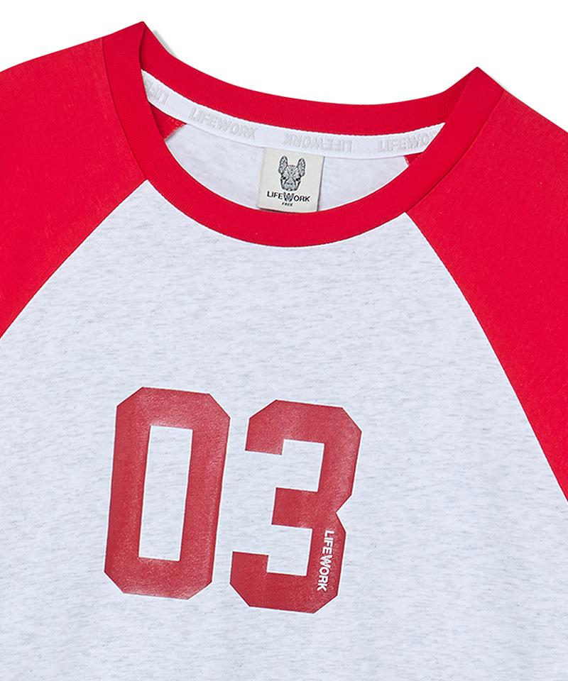 LIFEWORK Women'S) Numbering Raglan Sleeveless T-Shirt
