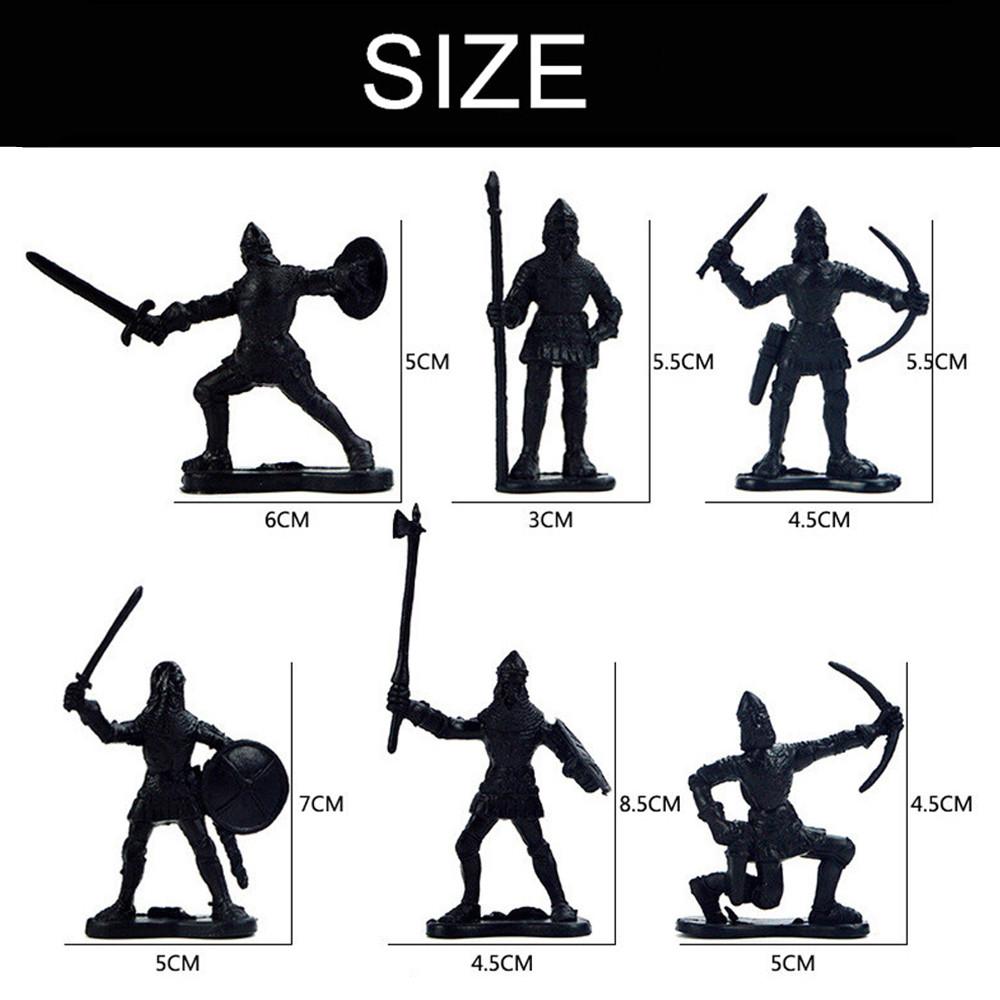 Figures Army Men Sandbox Game Soldier Model Toy Soldier Toy Knights Figure Models Medieval Knights