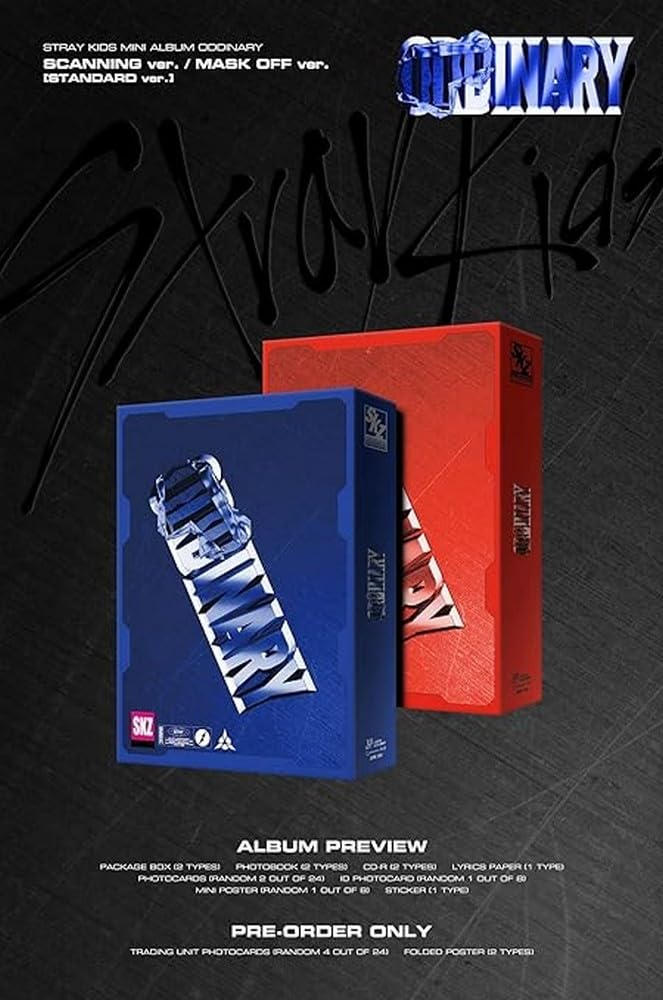 Stray Kids Mini Album 6 ODDINARY Vol. - (Random Version) (Standard Edition)