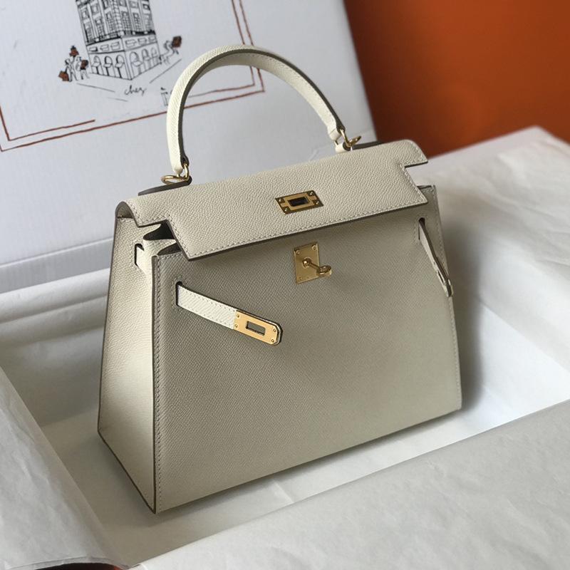 Bolsa Kelli couro nova moda verão versátil bolsa de ombro diagonal toque premium portátil bolsa de ombro