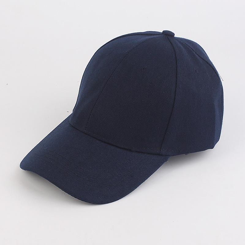 New Spring Summer Baseball Caps Solid Color Women Ponytail Snapback Men Hip Hop Visor Caps Outdoor Fashion Sport Hats Casual Cap