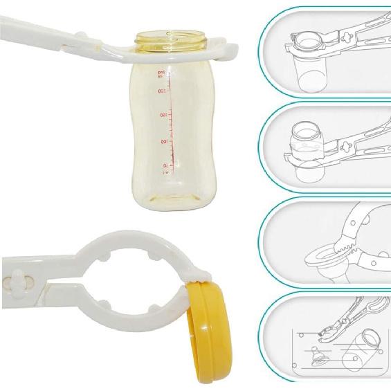Baby Bottle Clamp Clip n Slip Tongs Holder Sterilizer Tweezers Heat Resistance Pp