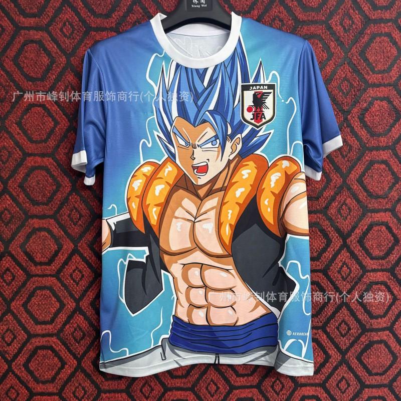 Anime Football Jersey Short Sleeve Cartoon Sports Shirt Fans Adults