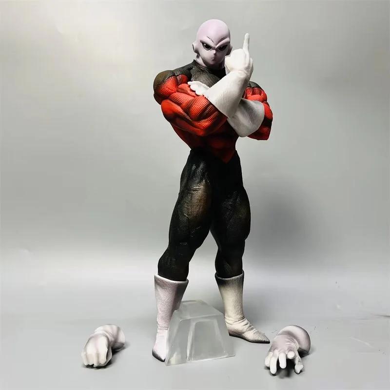 25cm Dragon Ball Anime Super Jiren Three Arm Interchangeable Action Figure Pvc Model Statue Collection Decoration Toys Gift