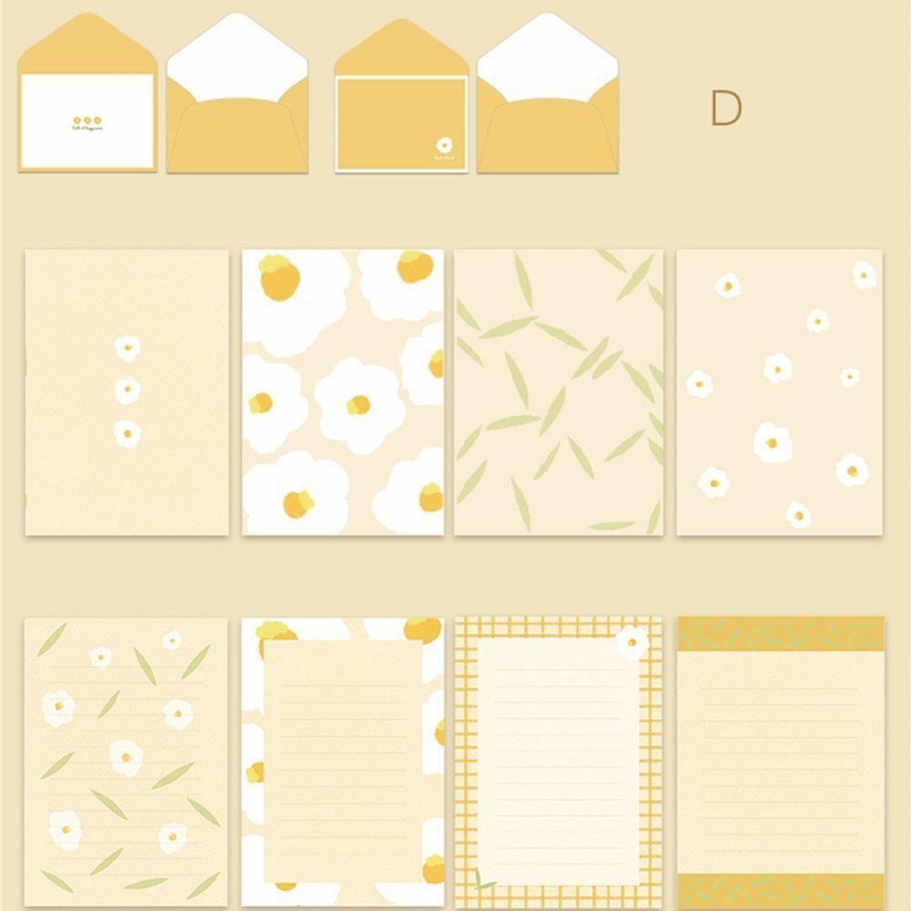 Card Cartoon Cute Letter Paper Envelope Creative Stationery Writting Pape Confession Love Gift