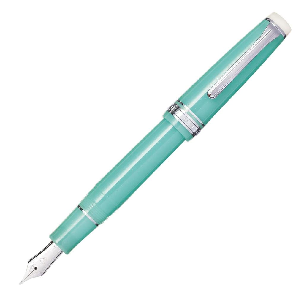 Sailor Eleuthera Island Ocean Fountain Pen, Medium Nib, 21K Gold Nib, Large, 10-2091-441