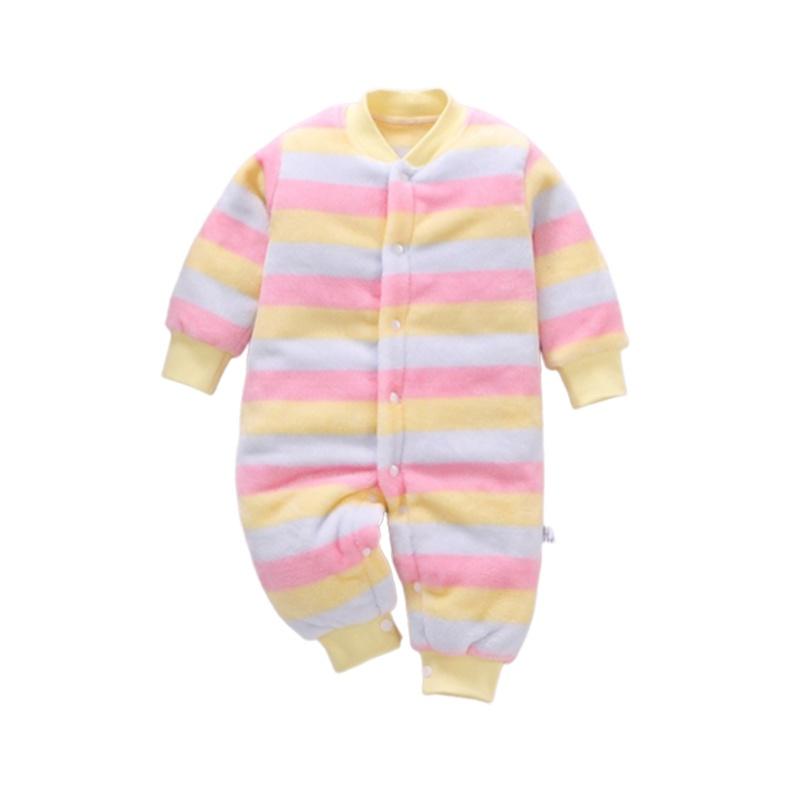 Warm Flannel Newborn Infant Romper Jumpsuit Cute And Cozy Baby Clothes Outfit