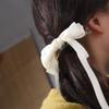Sweet Bow Ribbon Hair Clip French Style Women Hairpin Elegant Satin Bow Hair Clip  Headdress