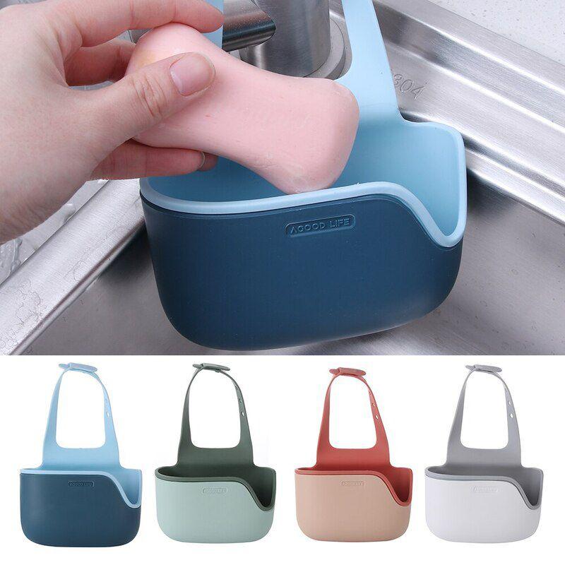 Holder Adjustable Sink Soap Sponge Drain Faucet Sink Kitchen Accessories Tools