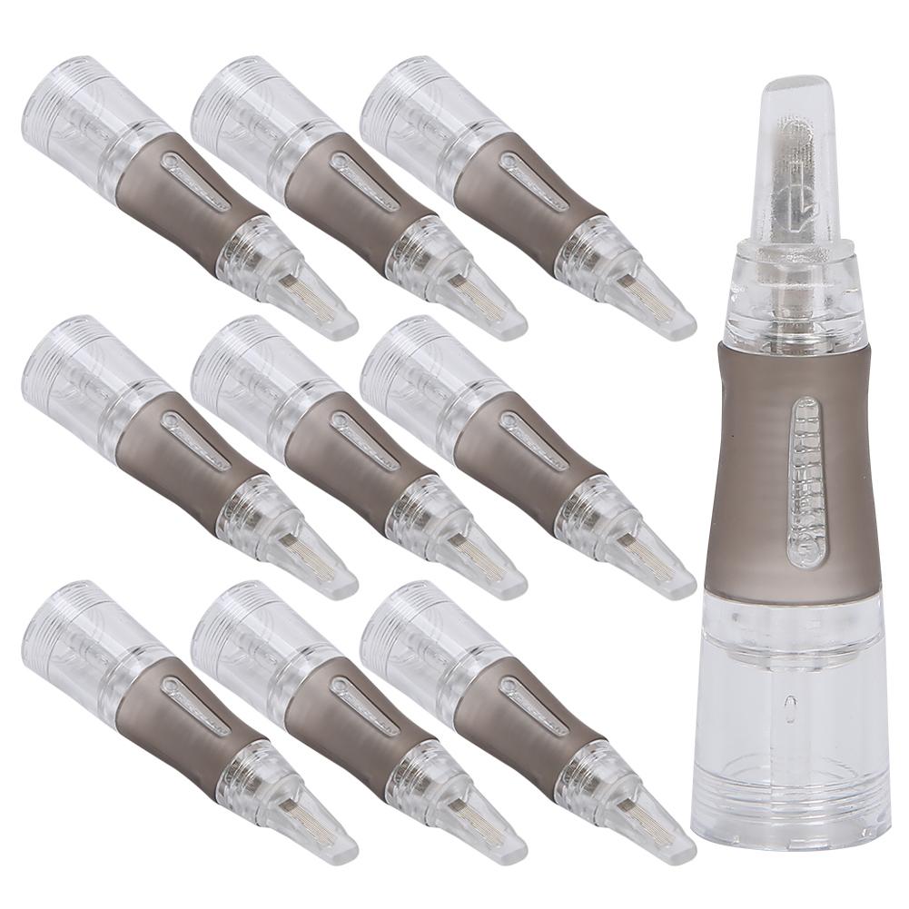 10 szt. Jednorazowe Igły do Tatuażu Brwi Microblading Makijaż Półtrwały Igły Kartridżowe(U11(1) )