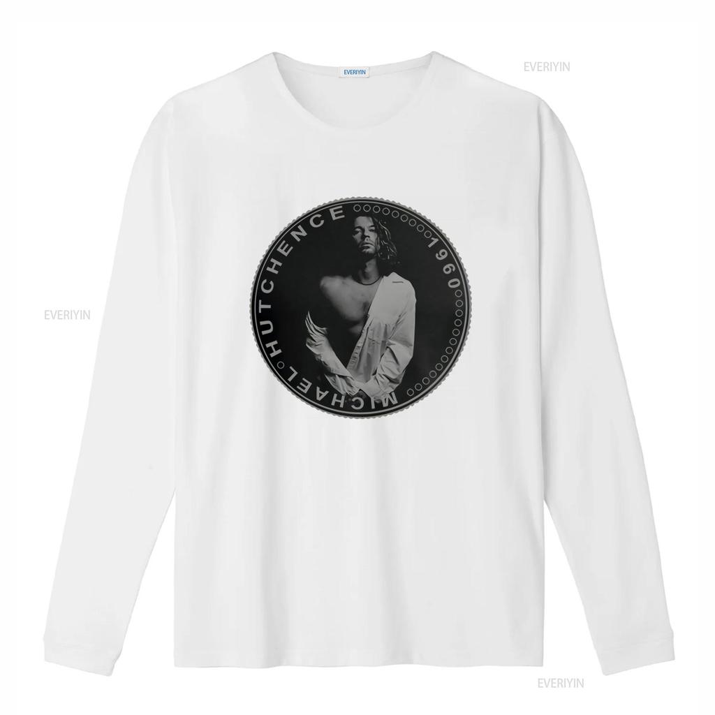 Michael Hutchence Z Inxs Cool Tričko S Potiskem Mincí Vintage Styl vintage Vyprané Měkké designové oblečení streetwear móda