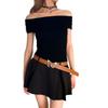 Shiny Y2k Rhinestone Butterfly Metal Buckle Womens Belt For Elegant Skirt Enhancements