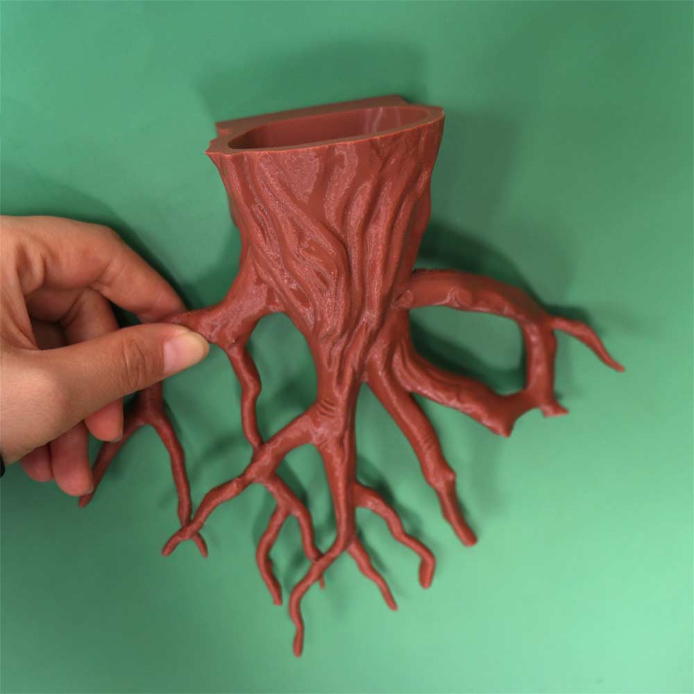 Decorative Hanging Flower Pot Tree Root Shape Plant Container Wall Decoration  Office Decor