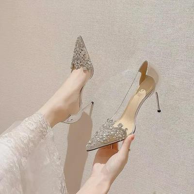 Sivri Stiletto Yüksek Topuklu Ayakkabılar - Yeni İlkbahar Fransız Tarzı Kadın Moda Ayakkabıları