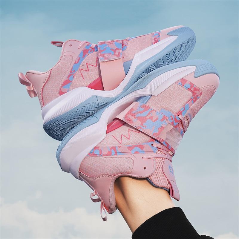 Hochwertige Herren-Basketballschuhe für Damen Original-Sneakers Basketball-Sneakers Gummi Rutschfest Sportschuhe für Herren