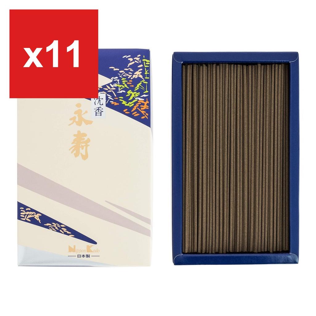 Incense Sticks by Nippon Kodo, Jinko Eiju (Aloeswood), Bulk Pack (180g)