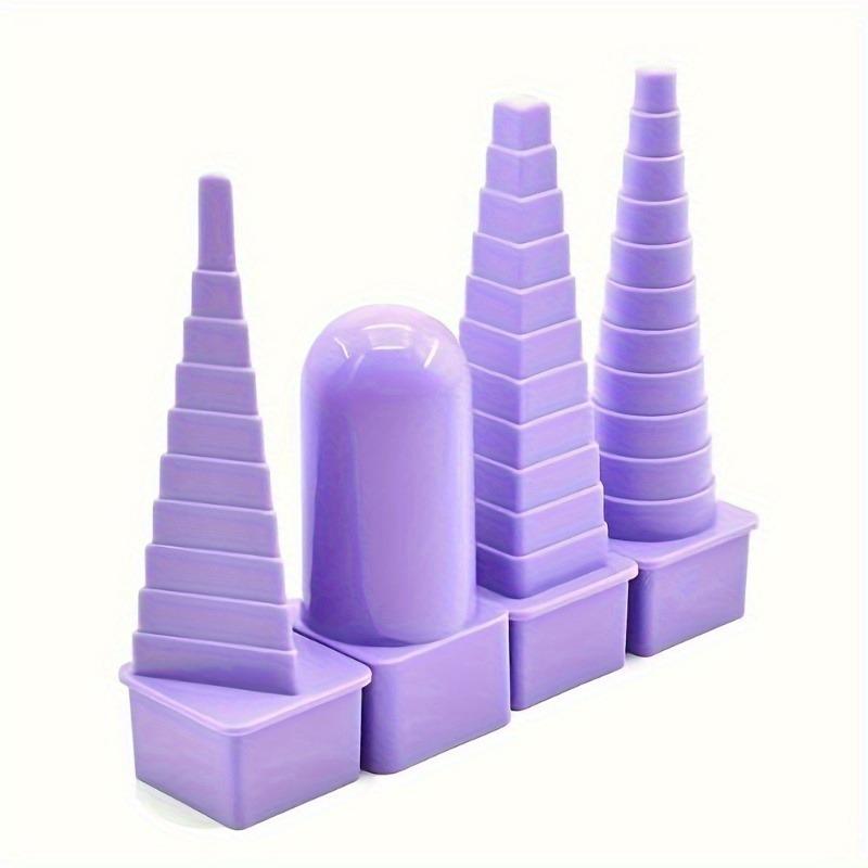 Juego de 4 piezas/set Herramienta para Envolver Alambre, 3 Formas Diferentes, Cuadrada, Redonda y Triangular, Más Mangos Intercambiables, Herramientas de Metal para Moldear y Dar Forma a Joyería