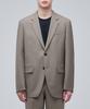 Musinsa Standard Wool Blend Relaxed Basic Blazer [Dusty Beige]