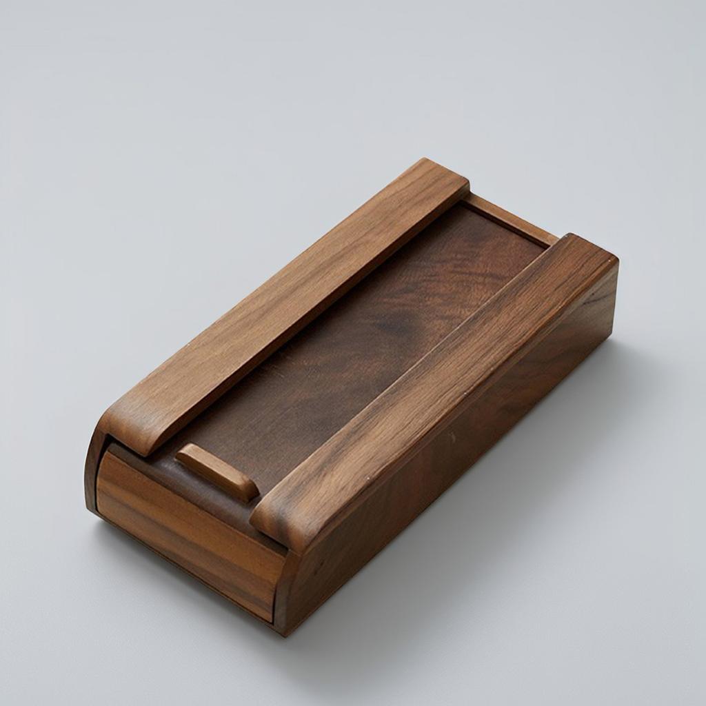 Bamboo Under Desk Drawer Organizer Pull Out Hidden Storage Box For Office Table Clutter With Smooth Slide Rail