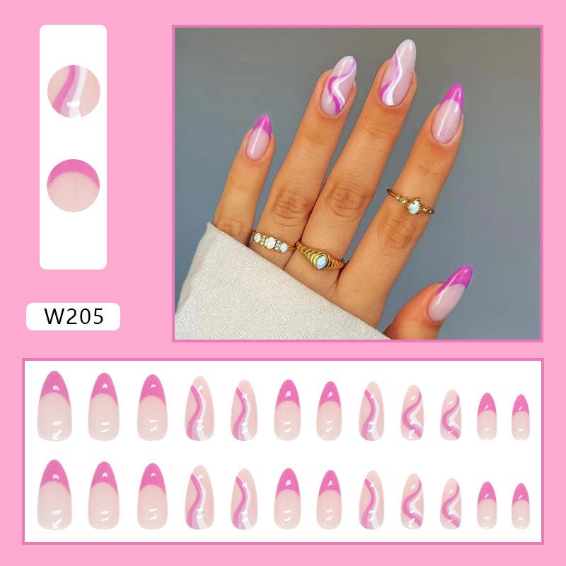 Wear Armor 24 Pieces Combination 00 Nail Art Pieces European and American Style Press On Nails