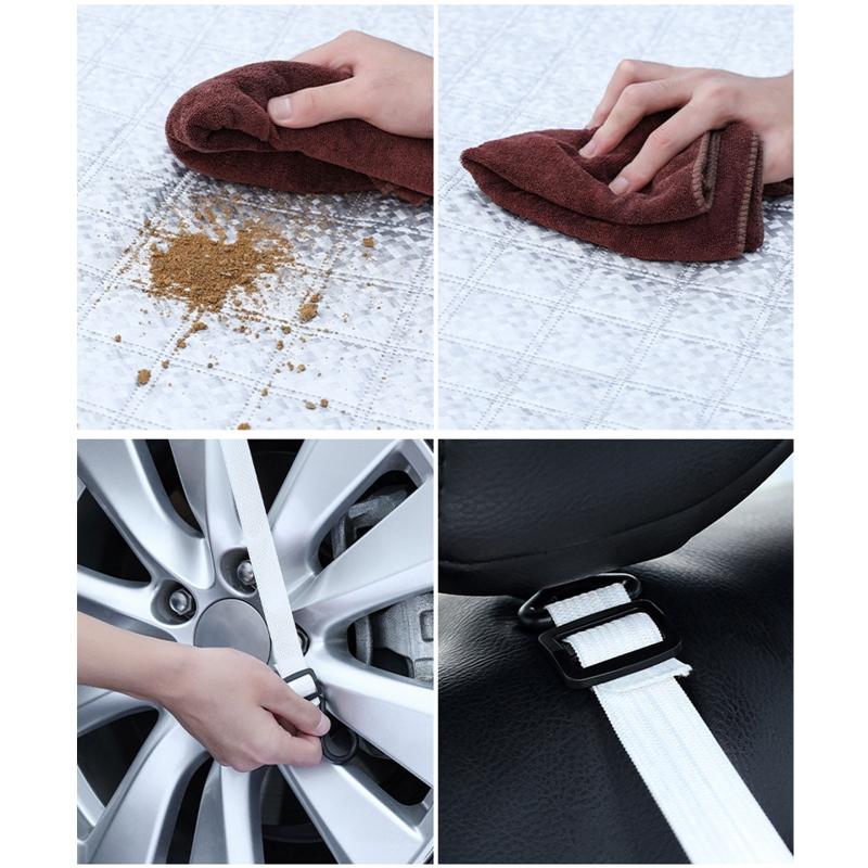 Car Sun Umbrella Windshield Sunshade Block UV-Magnet -Parasol Keep Vehicle Cover