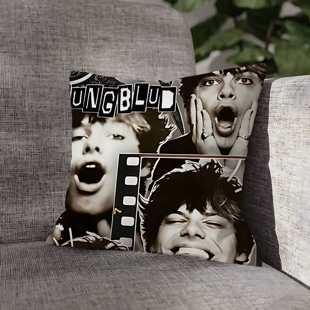 Y-Yungblud Idols Pillow Case For Sofa Decor Car Office Room Printing Cushion Cover Decorations and Protector 12x12Inch