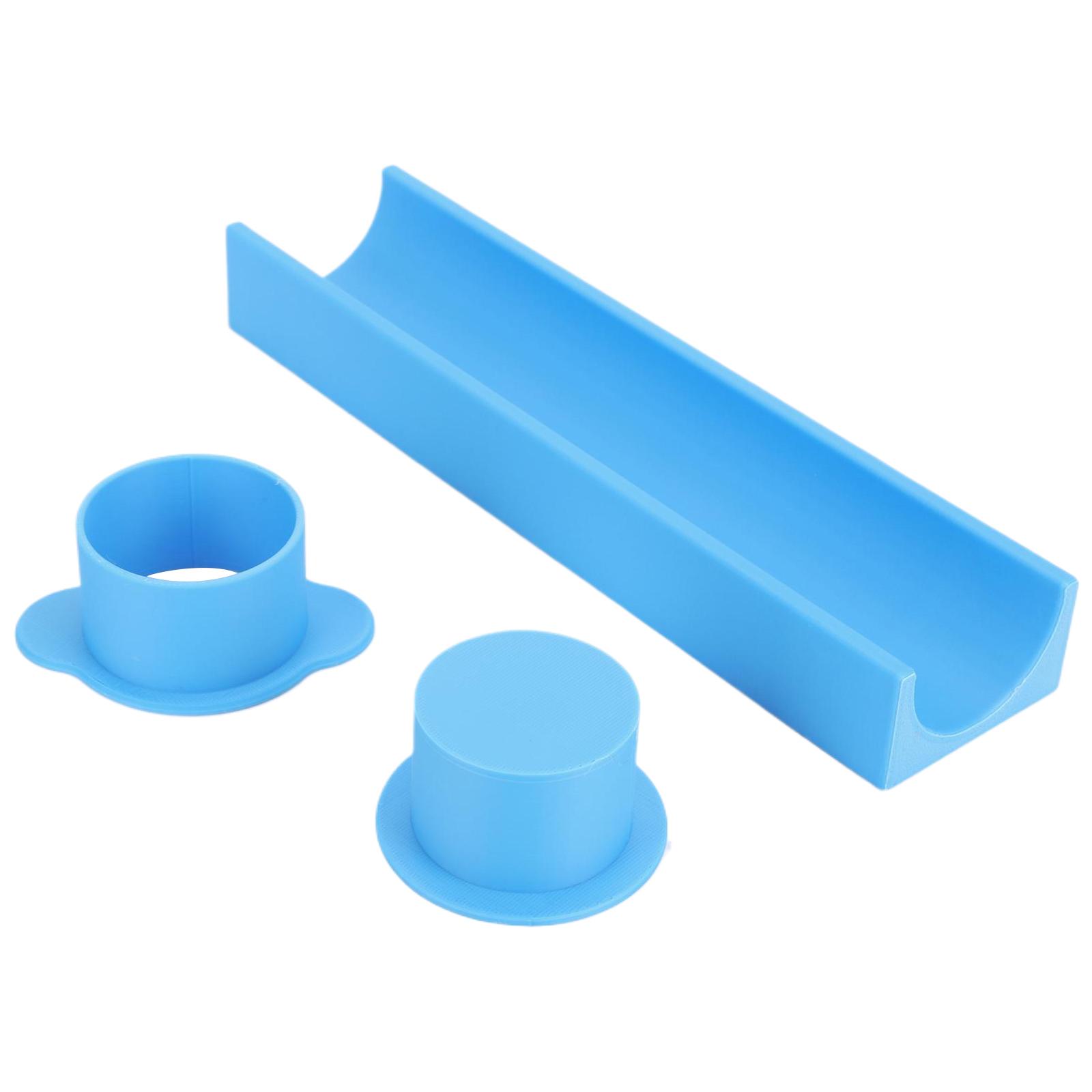 

Food-Grade PLA Round Cake Pop Molds with 9-Inch Tray Cutter & Pusher 3D Printed Adjustable Size Baking Kit for Parties Wedding небесно-голубой