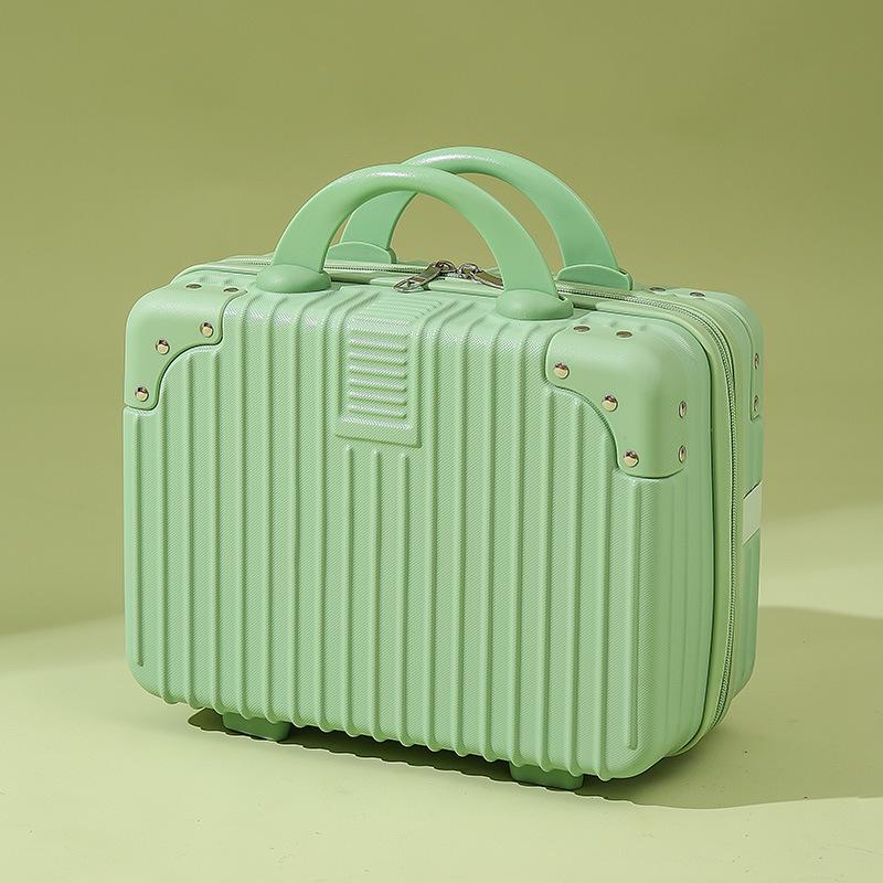 14-Inch Mini Suitcase Makeup Case with Combination Lock