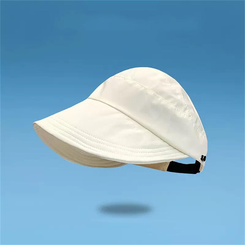 Sun Protector Waffle Beach Bucket Hats Outside Drawstring Wide Brim Fisherman Bucket Hat Fashion Summer Hat