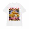 Chicken Nuggets Vintage Style Funny Meme Tshirt Unisex Women Summer Tops ONeck T Shirts Fashion Humor Cotton Short Sleeve T Shirt