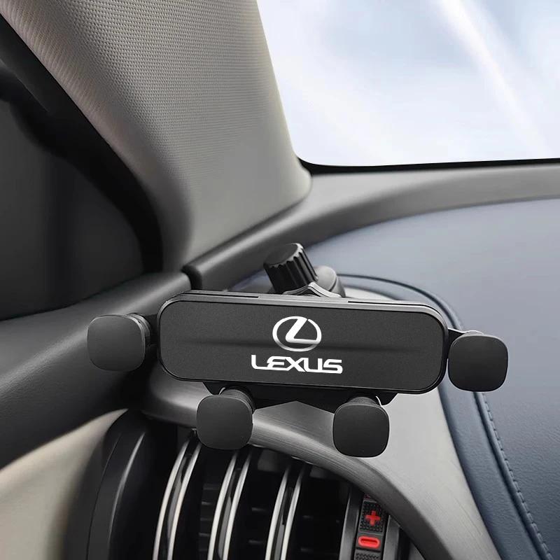 Grawitacyjny Stojak Uchwyt na Telefon Samochodowy Do Lexus RX330 IS250 Ct200h ES300h RX350 UX Samochodowy Kratka Wentylacyjna Obracany o 360 Stopni Podpórka na Telefon Komórkowy