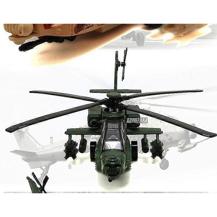 Helicopter Model Alloy Armed Fighter Simulation Model