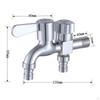 for Washing Machine Bathroom Faucet Metal Wal Mounted Sink Mop Pool Balcony Kitchen