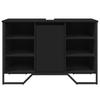 Vidaxl Under-Sink Cabinet, Black, 91X35X60 Cm
