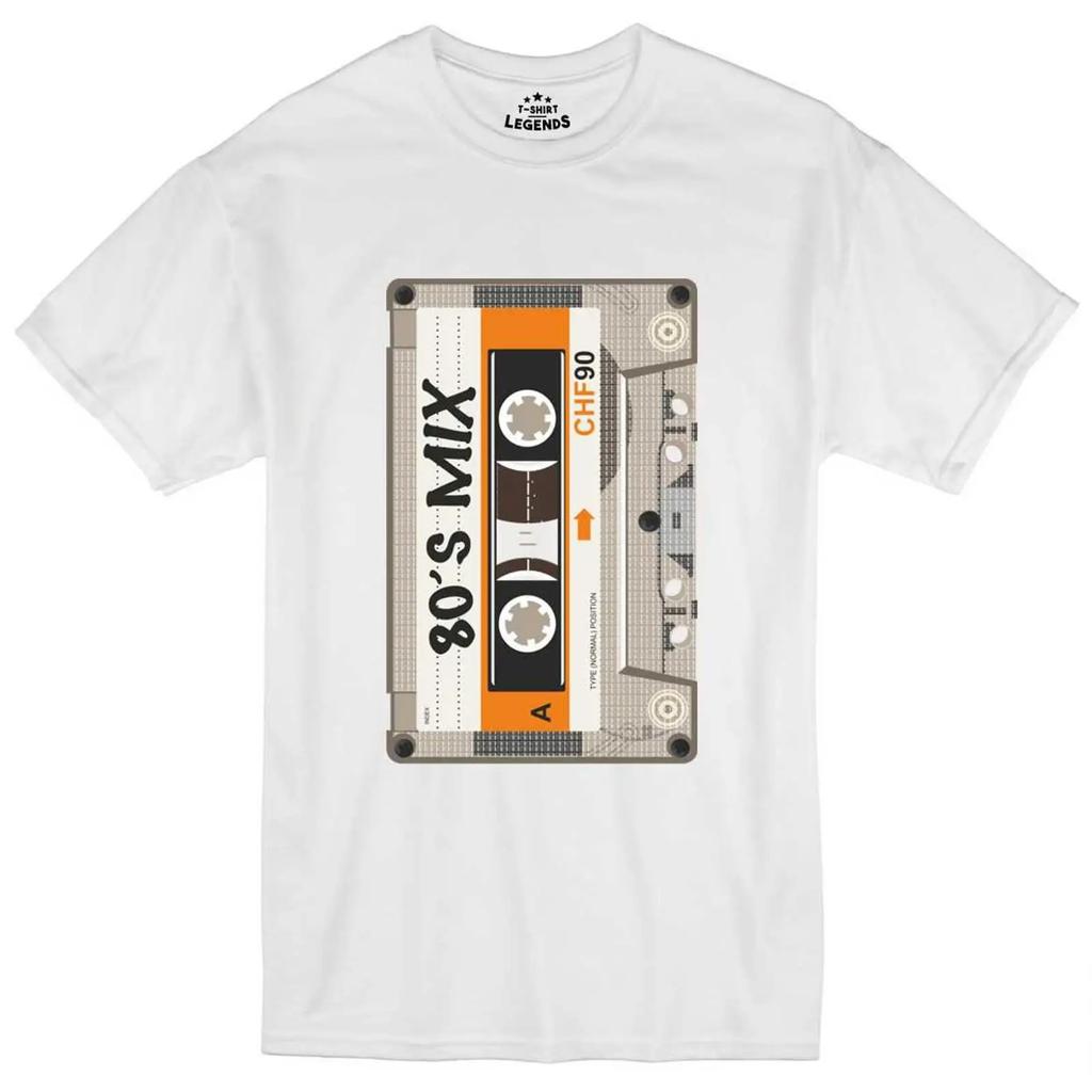 80 amp 39 s C90 Cassette Mix Tape Retro Music Mens T Shirt Unisex Soft designer clothes street