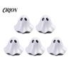 Miniature Halloween Figures for Crafts 5Pcs Mini Ghost Figurines, Tiny Resin Ghosts Decoration, Reusable Holiday Ornaments Spooky Tiered Trays