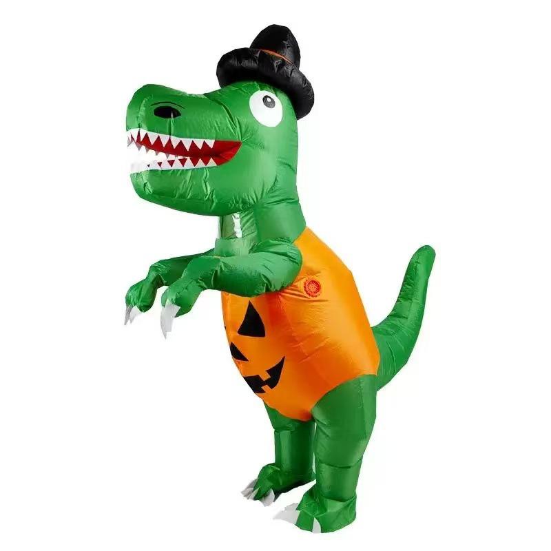 Costume Gonflable Dinosaure Alien Halloween Très Vendu - Tenue Poupée Drôle Créative pour Spectacles et Maquillage